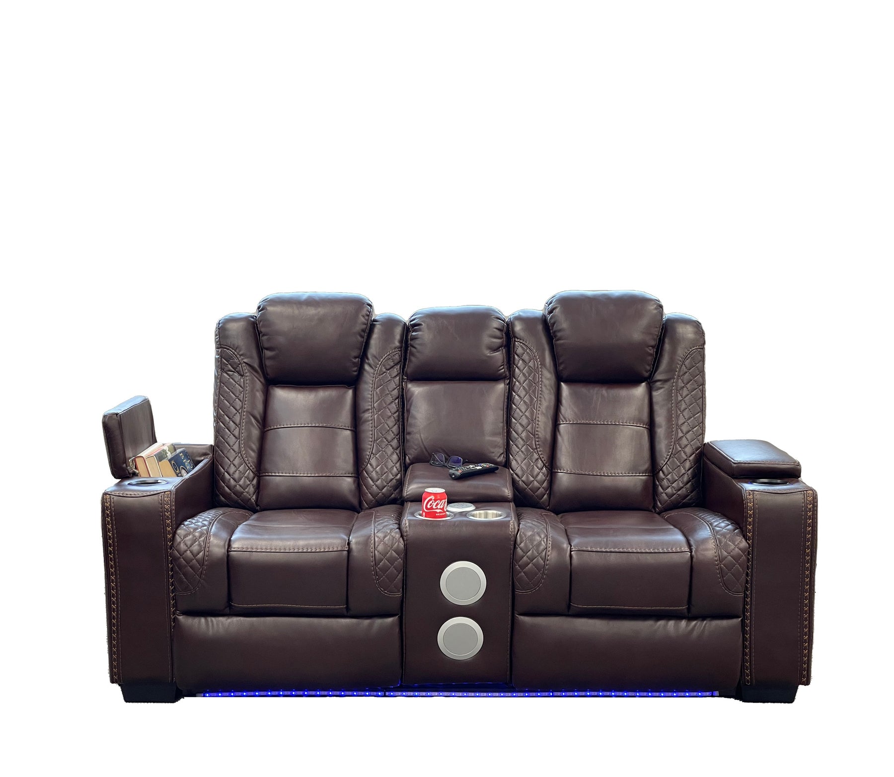 Vegan cheap leather recliner